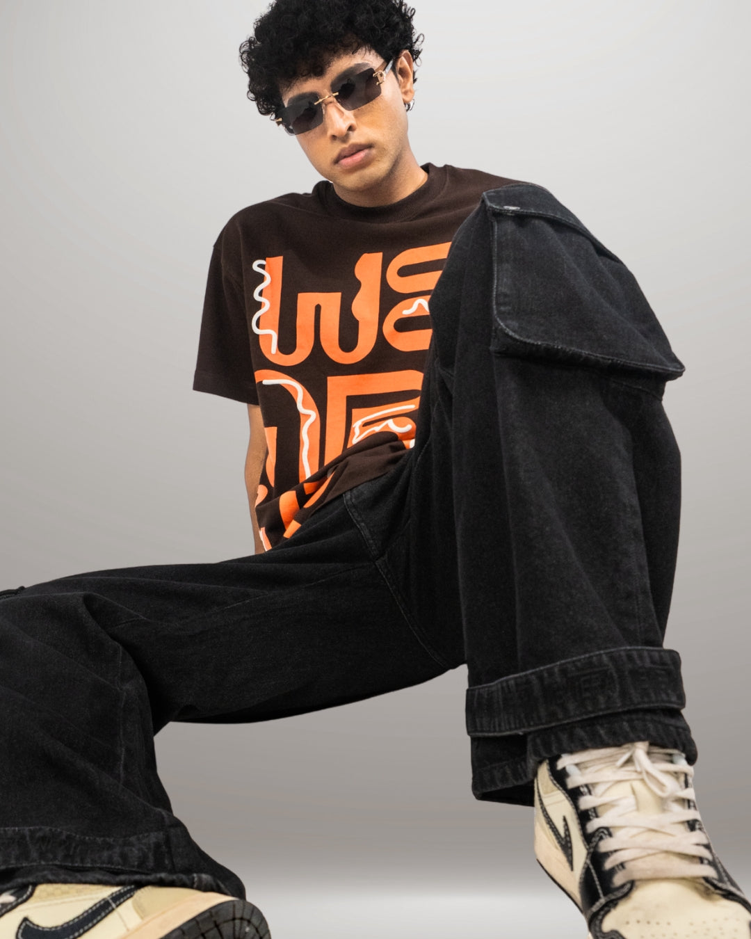 Black Olive Cargo Denim ( 4 Pockets )